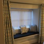 Custom Curtains and Cushions window seat